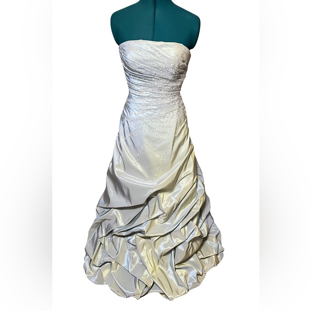 Joli Prom Strapless Beaded Prom Dress